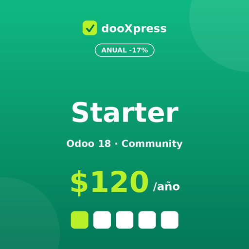 Starter Anual — Odoo 18 (LATAM)